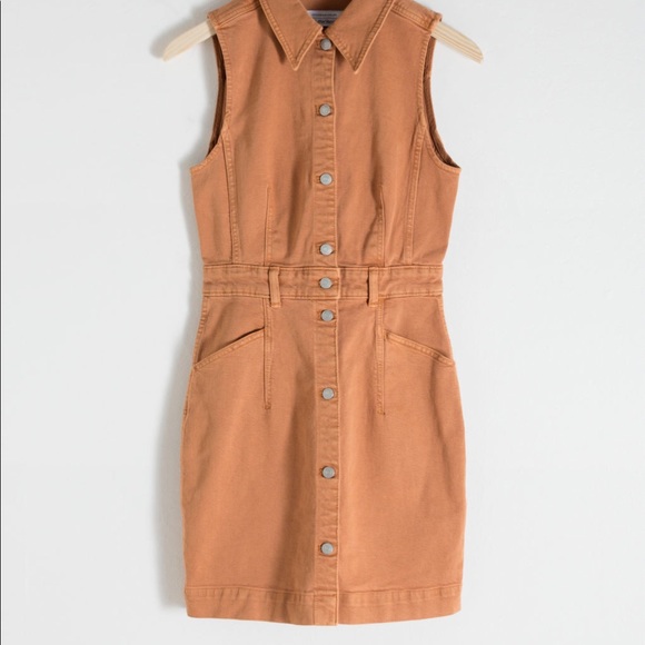 NWT Sleeveless Denim Mini Dress - Picture 3 of 4